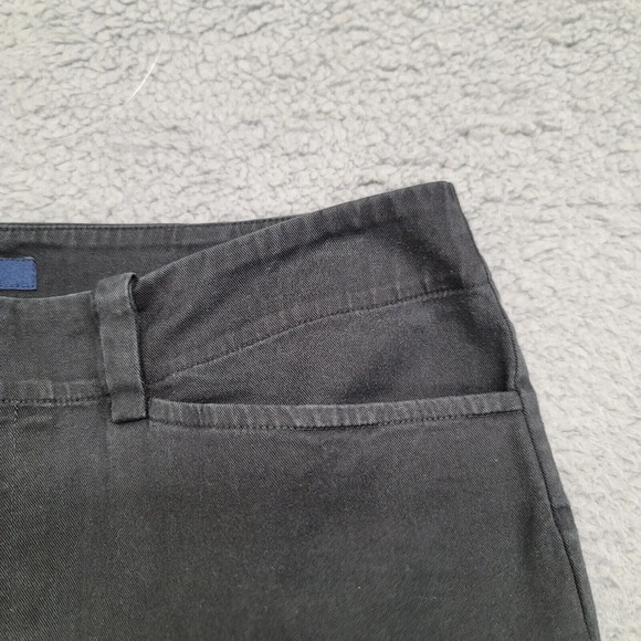 Chaps Pants Womens 4 Black Straight Dress Slacks Casual Flat Front Pockets Work - Picture 3 of 11